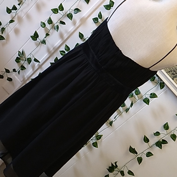 🦌🎄🎁 JONES WEAR BLACK CHIFFON COCKTAIL 🍹DRESS SZ 16 - Picture 9 of 13
